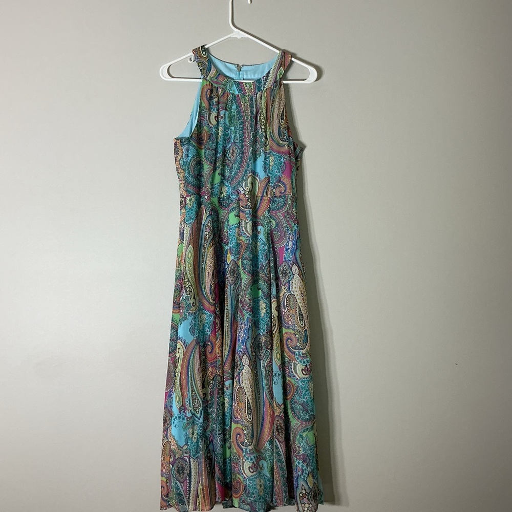Tommy Hilfiger Vibrant Paisley Maxi Dress